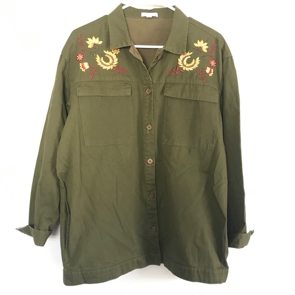 Skylar & Jade appliqué oversized utility jacket - Picture 1 of 11